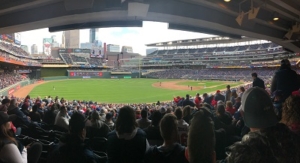 MN Twins Baseball Field with Fans