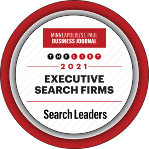 MSP/STP Business Journal Executive Search Firm 2021 The List logo