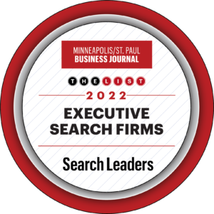 MSP/STP Business Journal Executive Search Firm 2022 The List logo